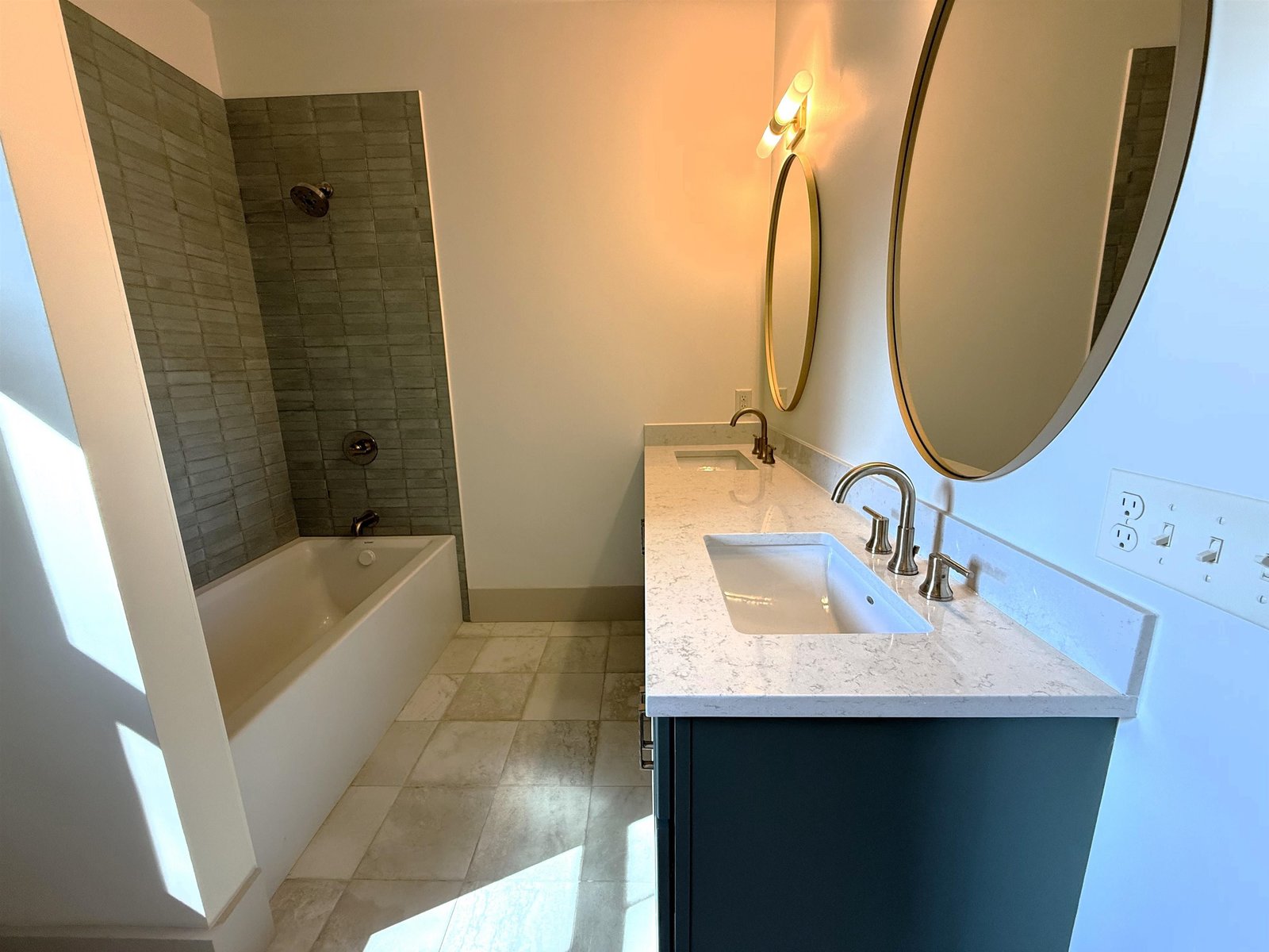 Shared Full Bath for Sleeping Rooms