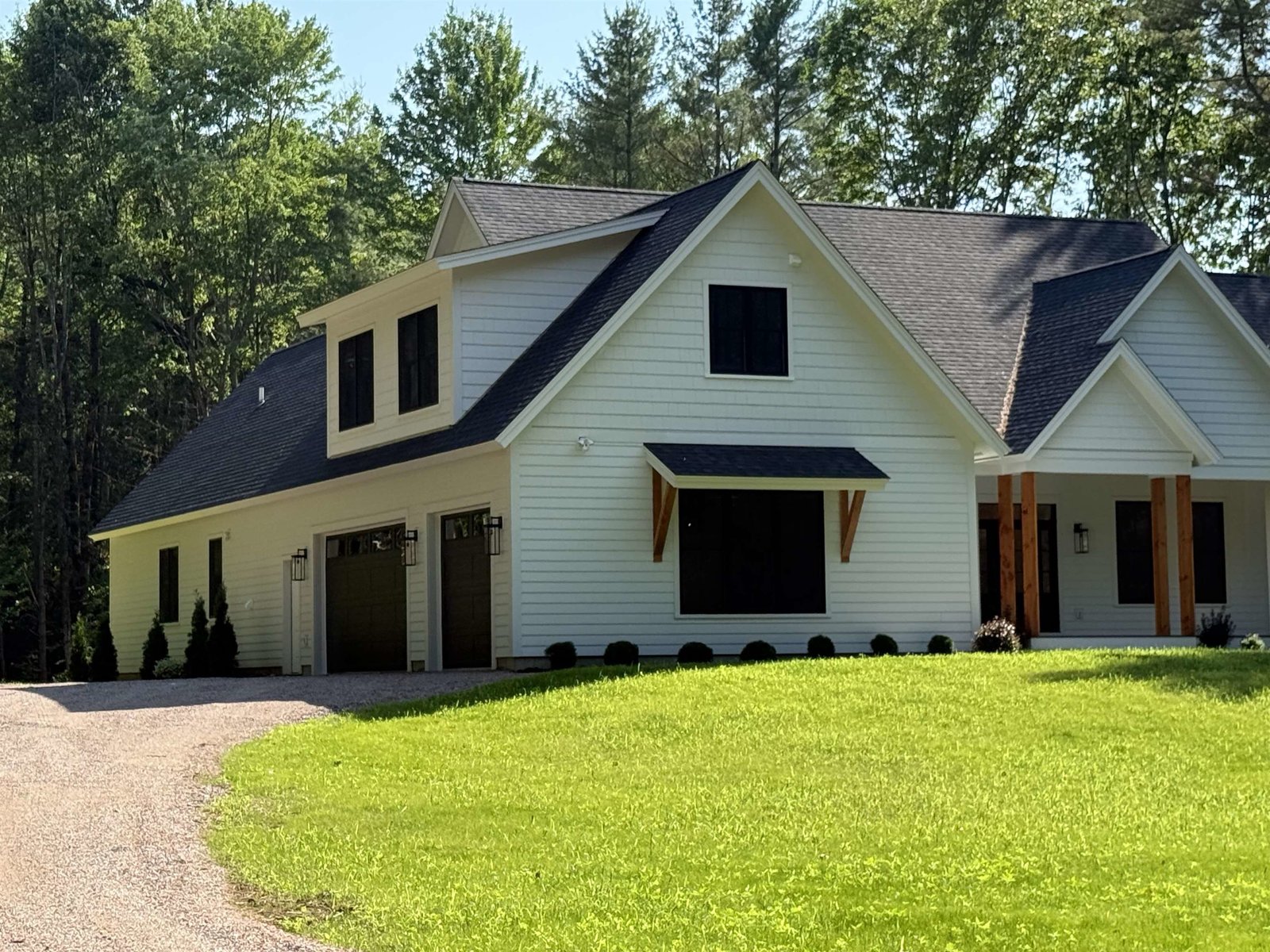 Ample 3 car garage with heat drop