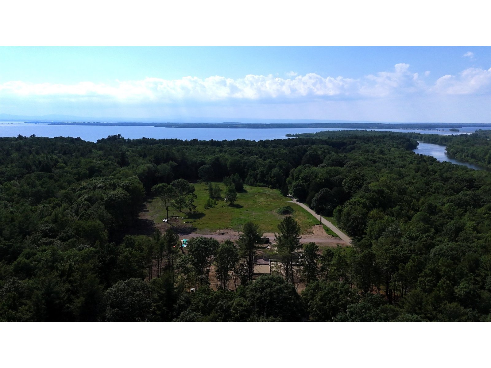 Very close to Lake Champlain & the boat access