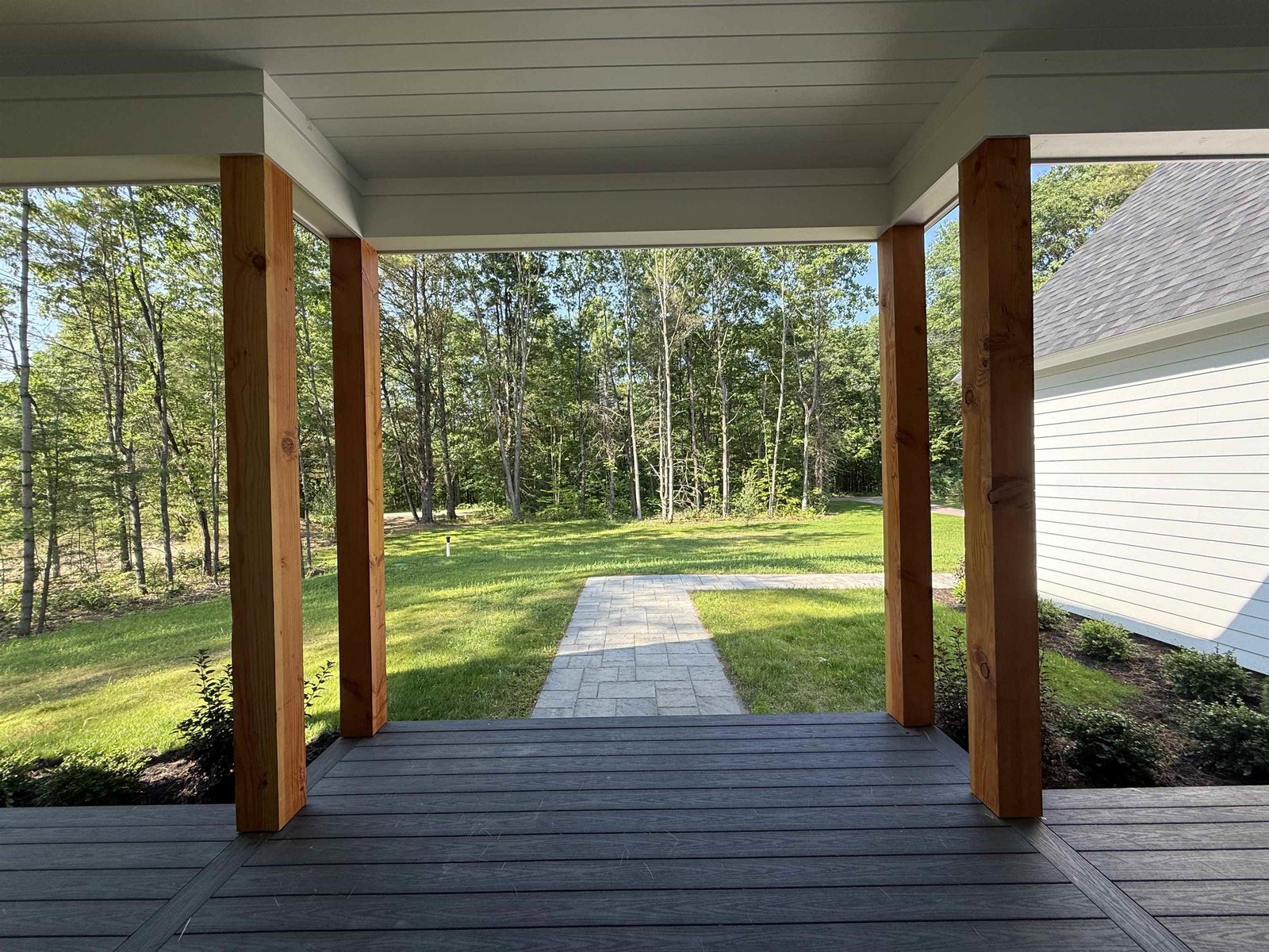 Covered front porch