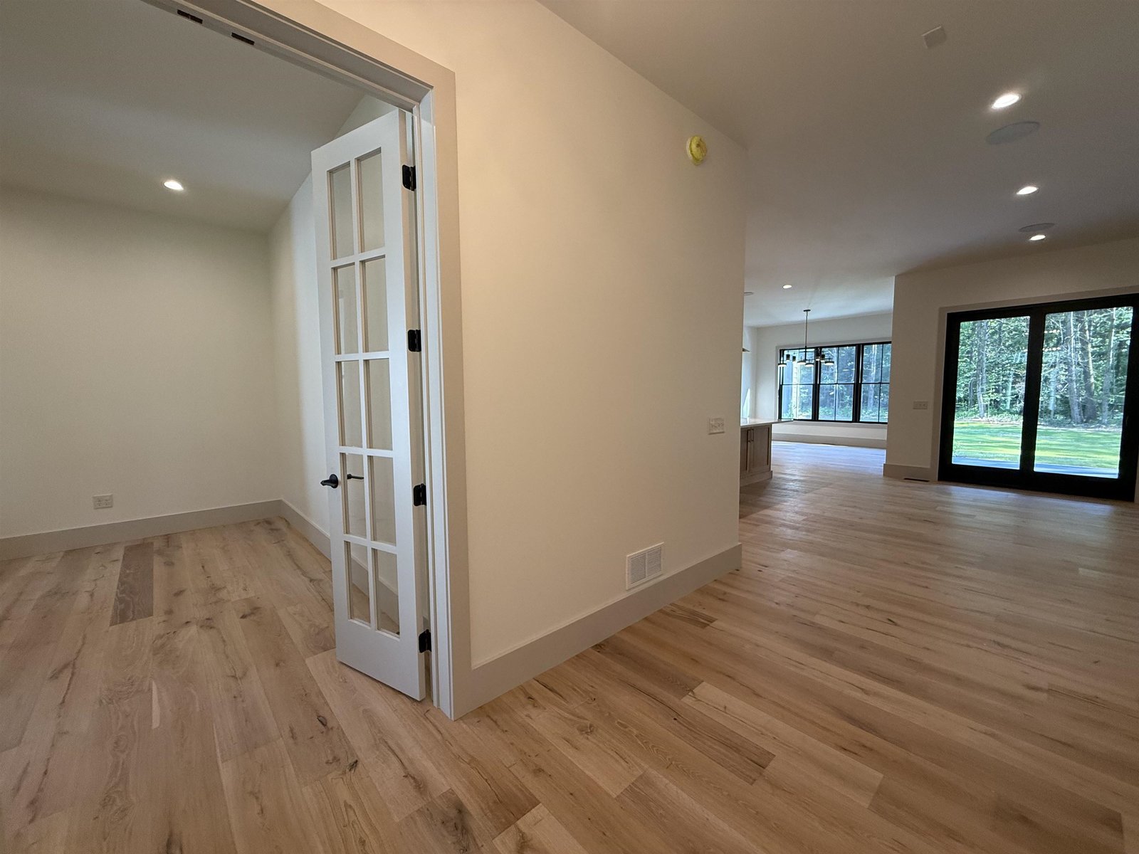 Office are with french doors