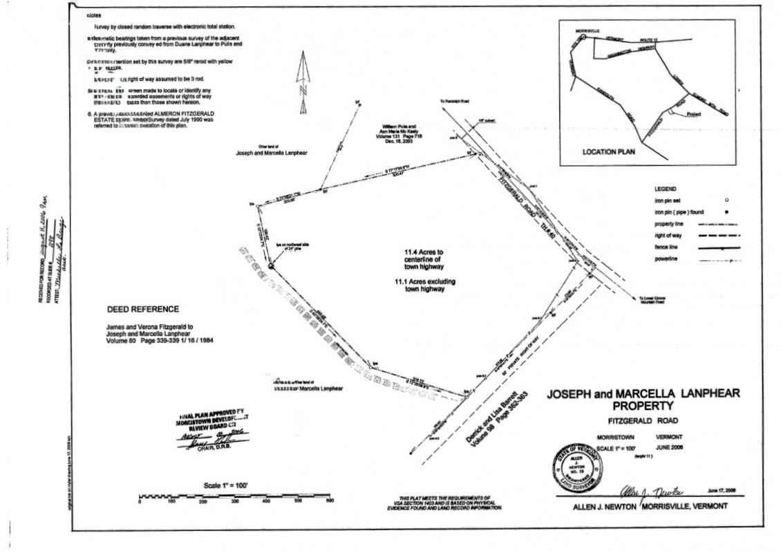 Subdivision survey