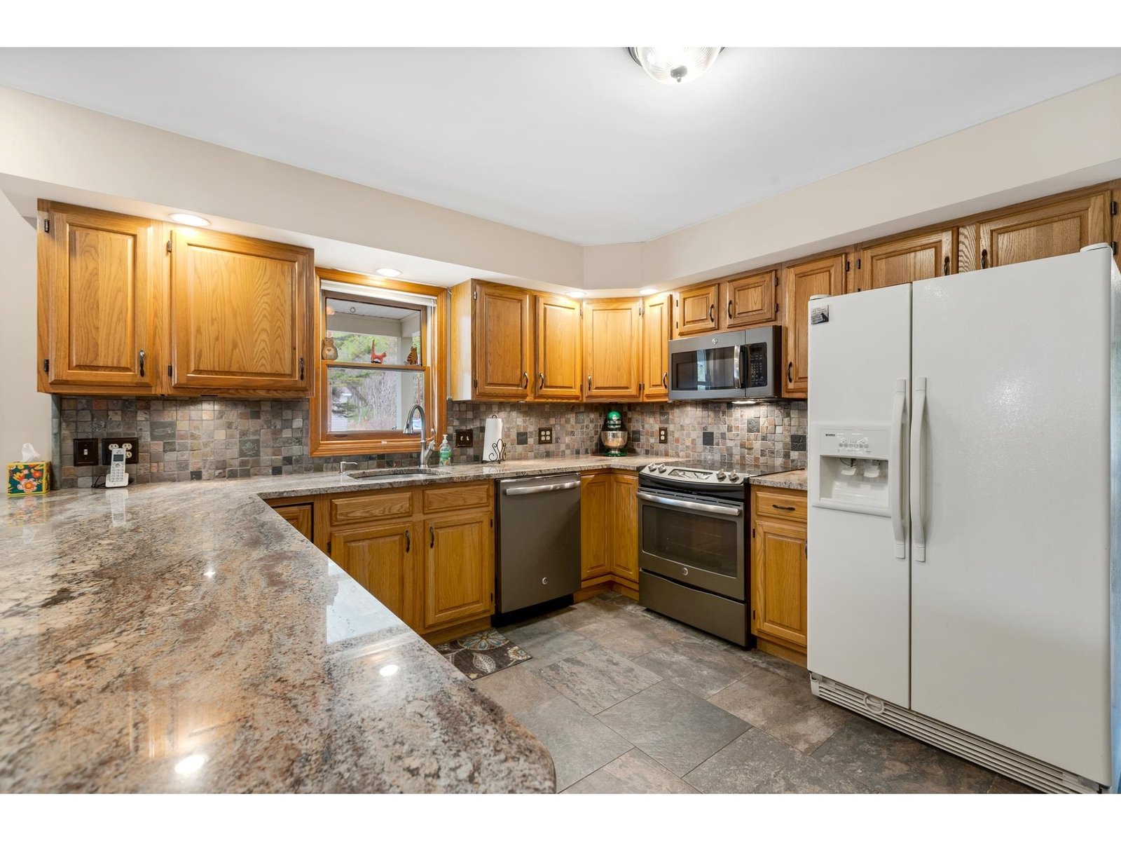 With Granite Counters