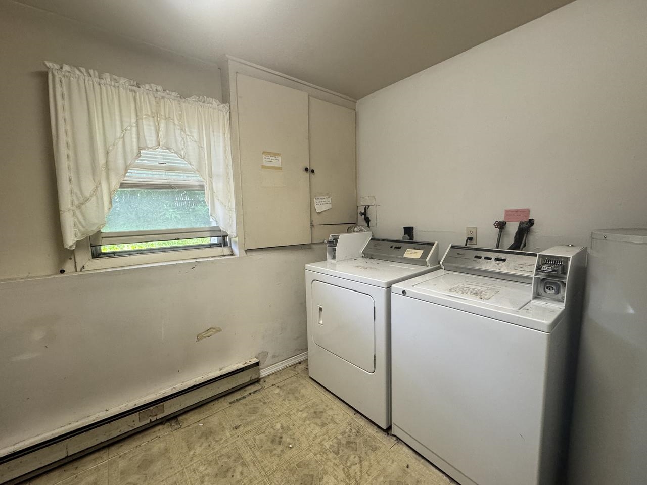 Coin-Op Laundry in Basement