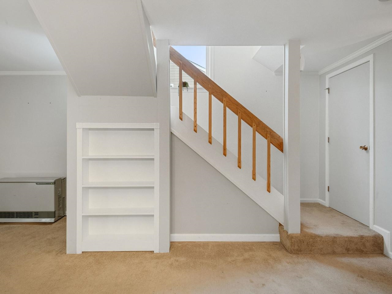 Built-in shelving