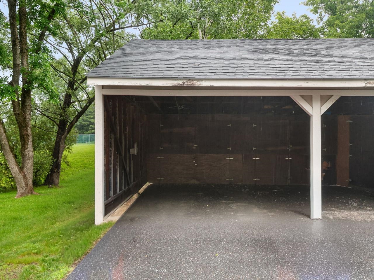 Carport parking space