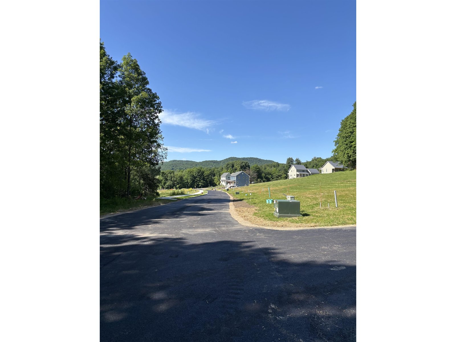 End of the private community road