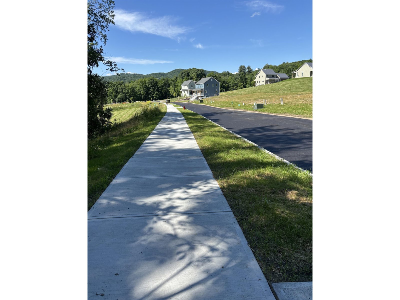 Community sidewalks that connect to the Village sidewalks
