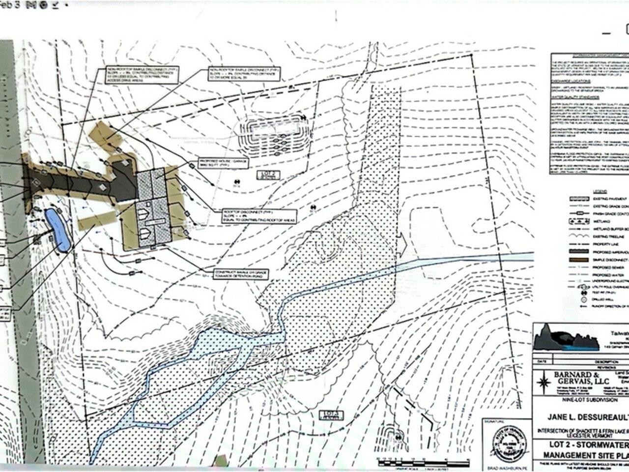 Stormwater site plan