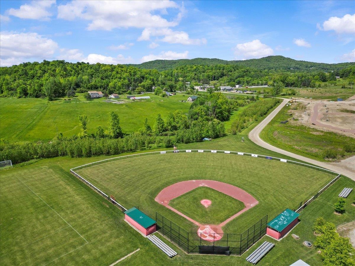 Adjacent Baseball field