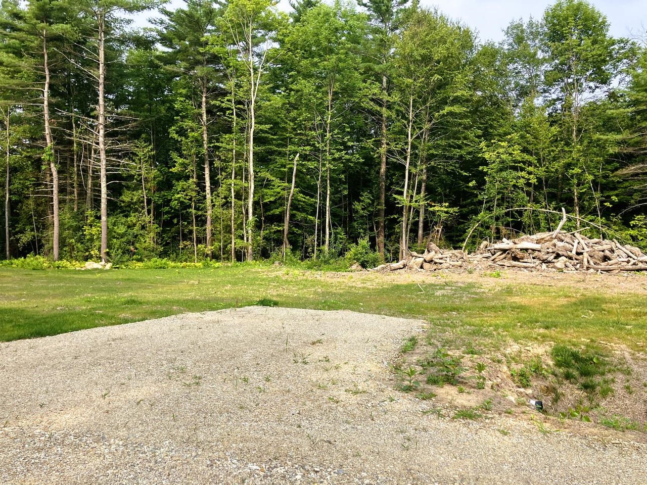 Driveway in place