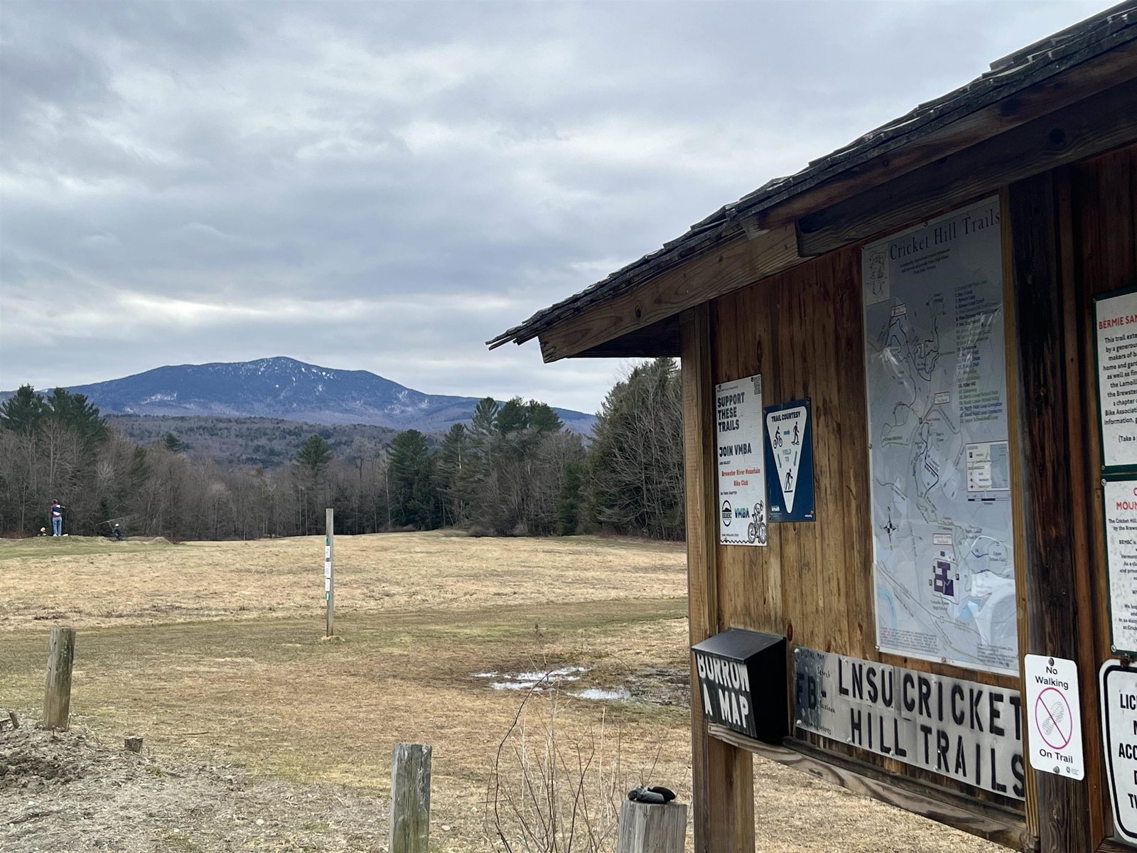 View from adjacent Cricket Hill Trail-head