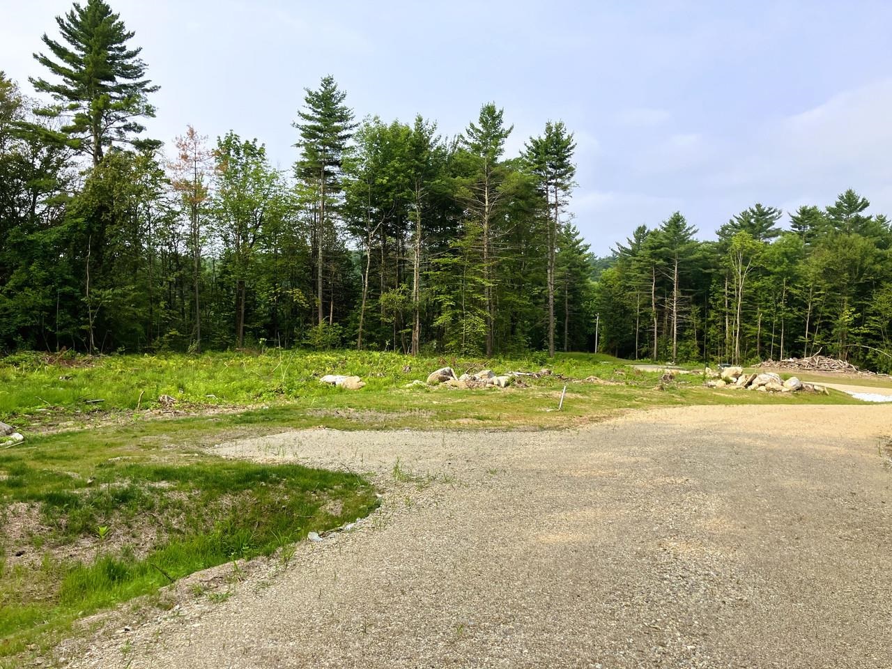 Driveway apron in place