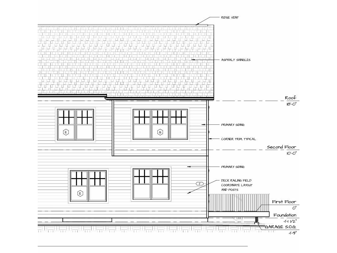 Rear view Unit #1 