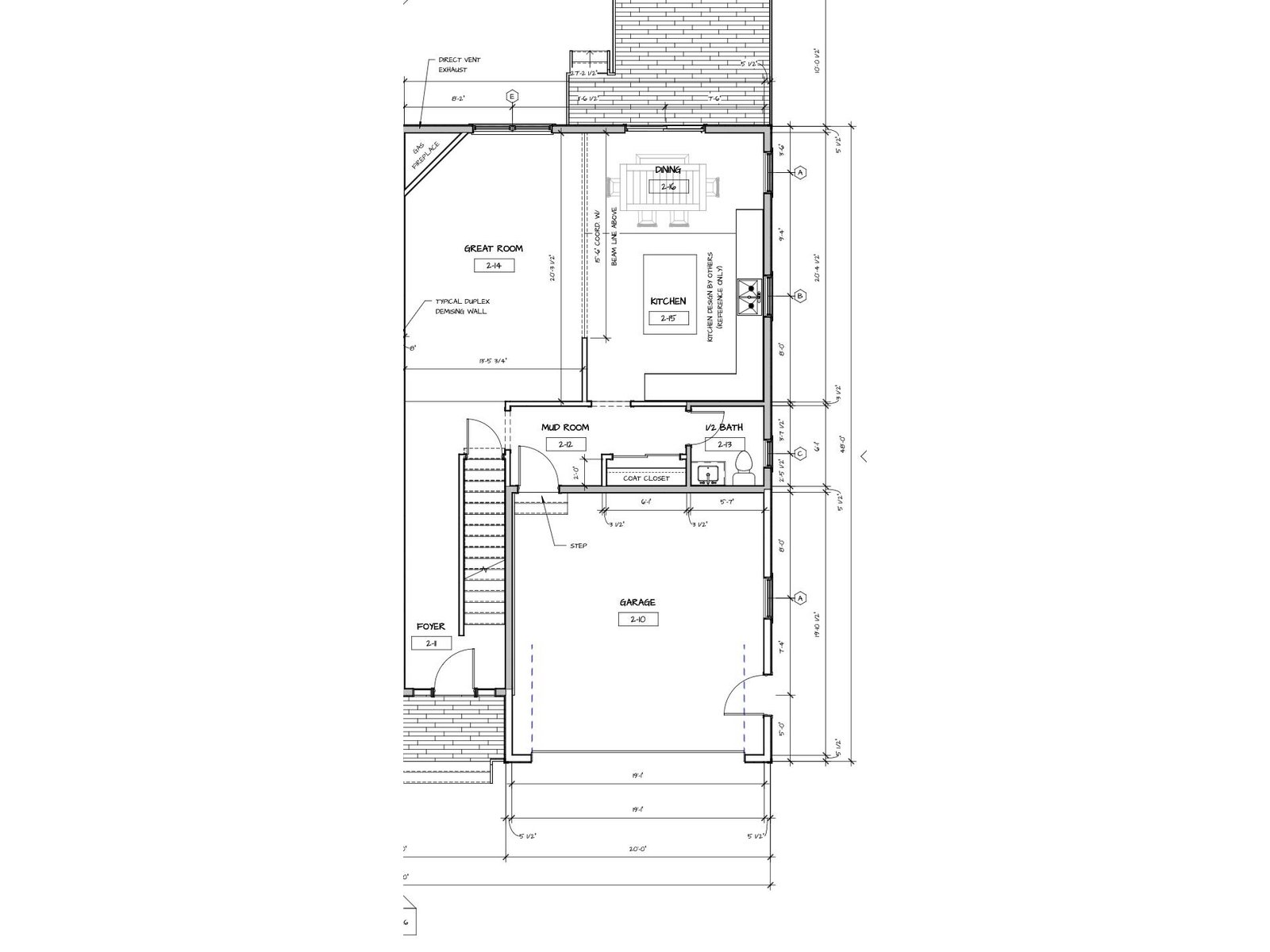 First floor layout