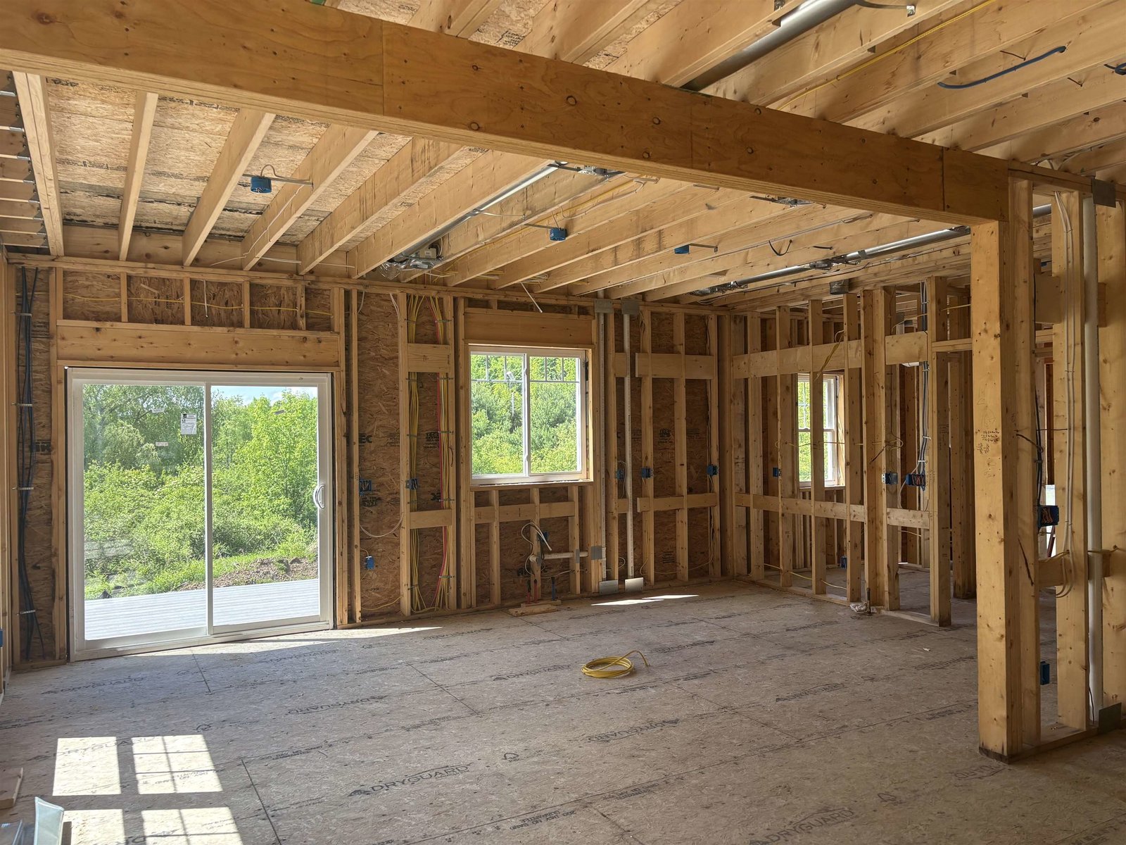 Large kitchen and dining room
