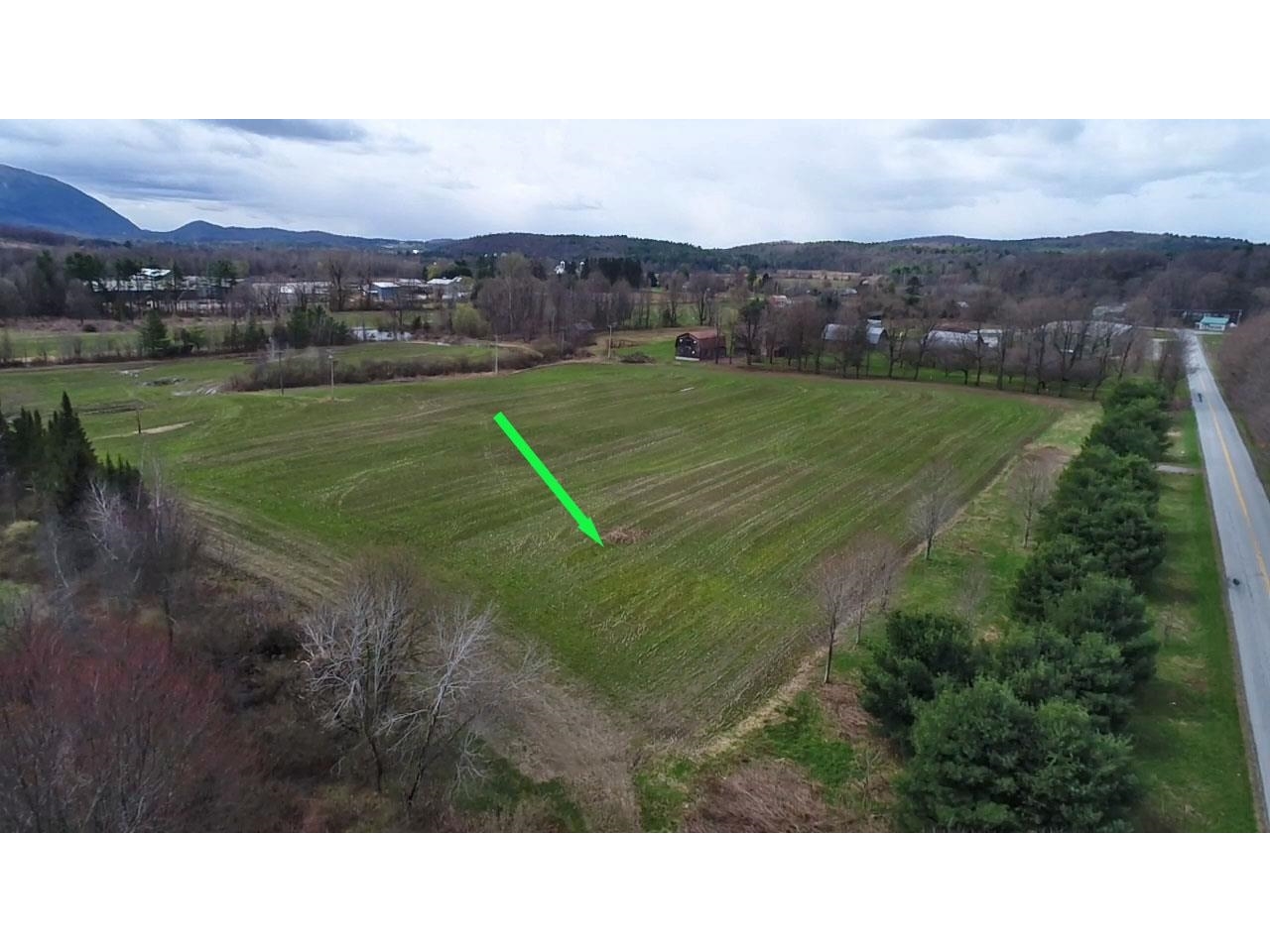 Lot from northeast corner