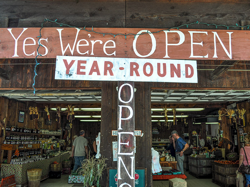 Vermont farmstand