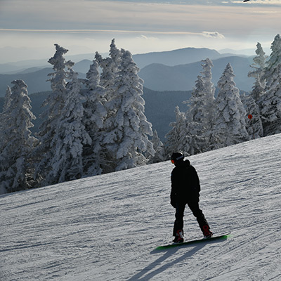 Snowboarding Stowe Mountain Resort