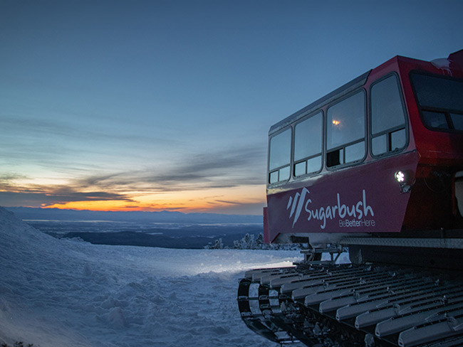 Sugarbush Resort trail groomer