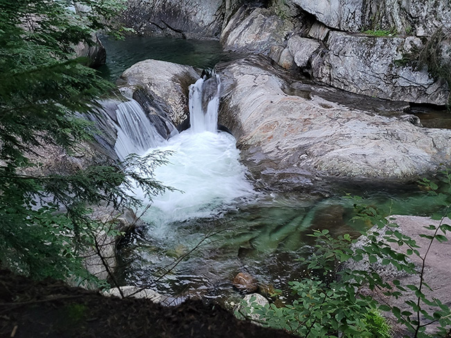 Warren Falls in Vermont